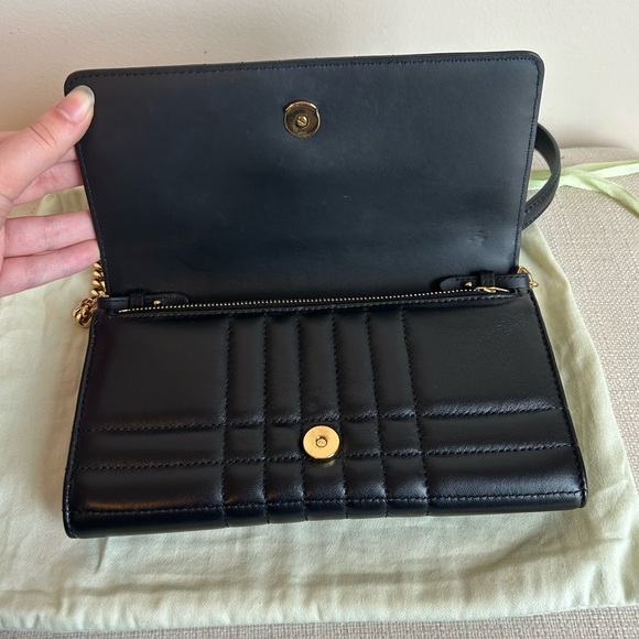 Burberry Black Lola Clutch Crossbody Bag. - Picture 7 of 9